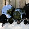 1pc Obsidian round plate-Polished Black Obsidian Mirror- Scrying Mirrors, Fengshui, Home Decor-Collectible- Reiki Disc Special Gift