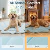 Dog Cooling Mat, Washable Pet Cooling Mat, Medium 35" x 33" Thick & Durable Large Cooling Mat for Dogs