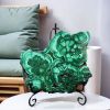 1pc Stunning Malachite Slab, Polished Malachite Slices, Crystal Specimen Collection, Malachite Eye, Elegant Rough Stone for Home And Office