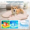 Dog Cooling Mat, Washable Pet Cooling Mat, Medium 35" x 33" Thick & Durable Large Cooling Mat for Dogs